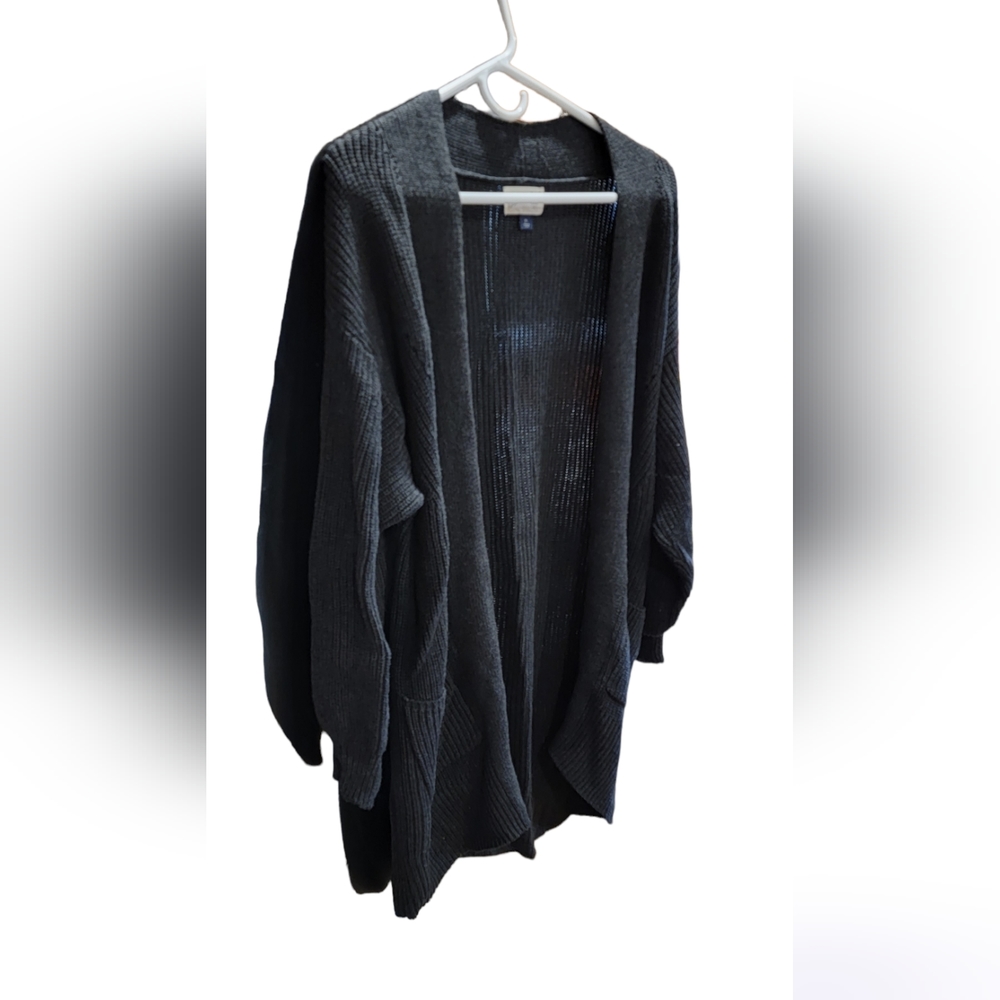 Universal Thread Dark Grey Extra Long Cardigan Sw… - image 2